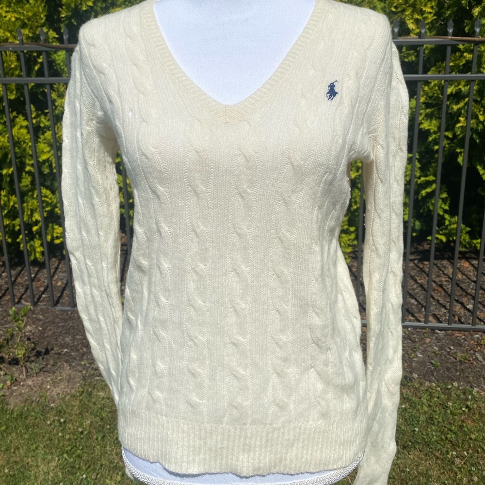 Polo Ralph cream colored sweater